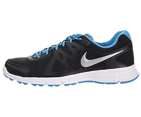 blue and grey nike revolution 2 running shoes